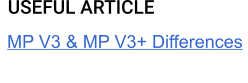 MP V3 & MP V3+ Differences  USEFUL ARTICLE