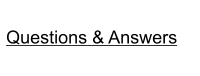 Questions & Answers