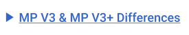 MP V3 & MP V3+ Differences  