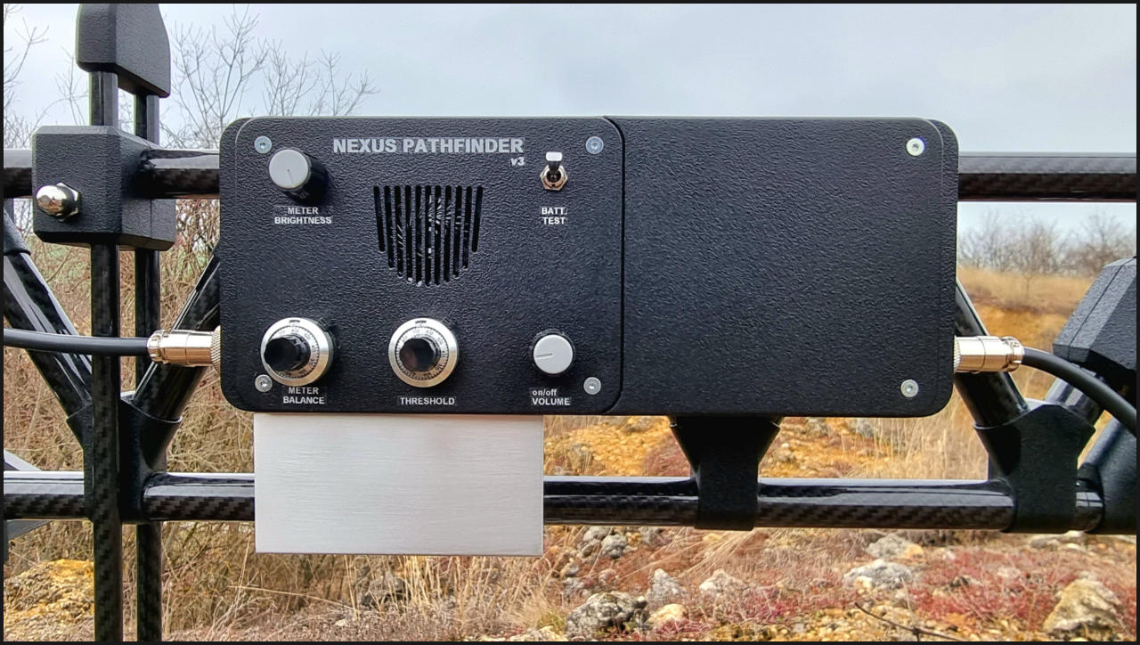 Pathfinder two box metal detector with iron discriminination