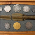 Gold Guinea, Silver Hammered Coins, spearhead