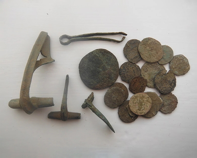 Roman Coins And Artefacts