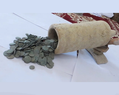 Ancient Coin Hoard 1/2