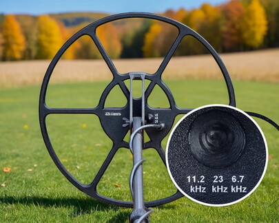 16" Silver Scout - 3 Frequencies - Search Coil