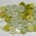 Coins On Beach In Poland