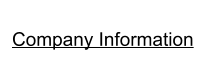 Company Information